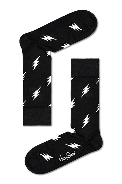 Happy Socks 4er-Pack schwarz-weißer Socken-Geschenkset