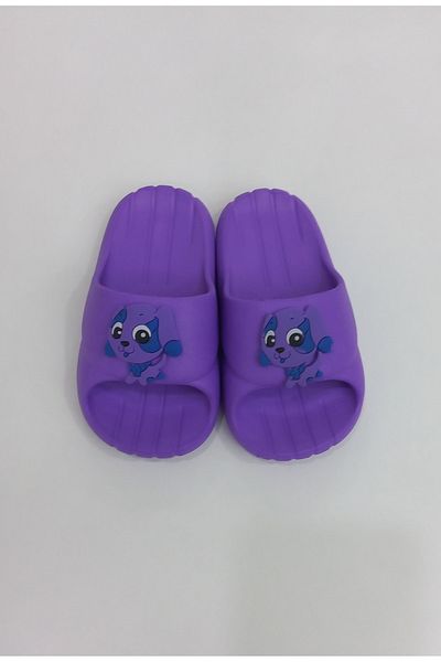 Moda fiesta Non-Slip Sole Soft Lightweight Figured Daily Sea Beach Children's Slippers