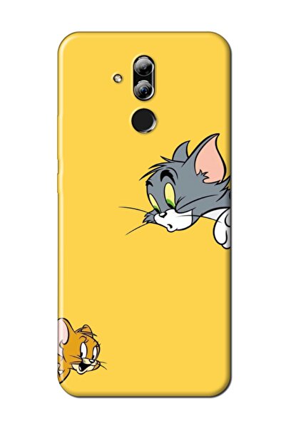 frondcase حافظة لهاتف هواوي ميت 20 لايت توم وجيري باللون الأصفر