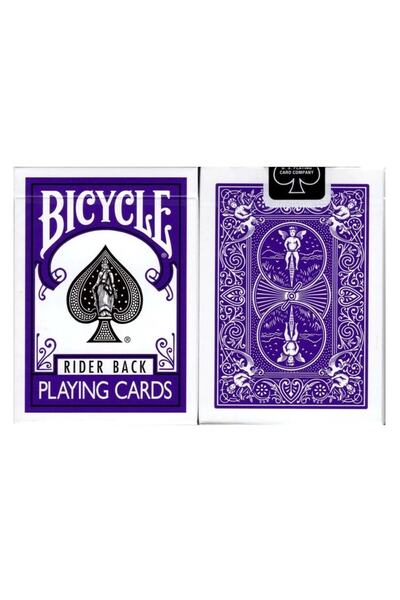 Bicycle Standart Index Mor Rider Back Oyun Kağıdı Kartı iskambil Kartları