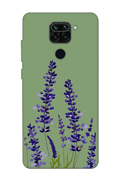 frondcase Redmi Note 9 Lavanta Yeşil Telefon Kılıfı