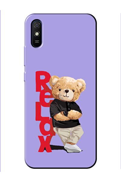 frondcase حافظة هاتف Redmi 9A تيدي بير ريلاكس ليلك