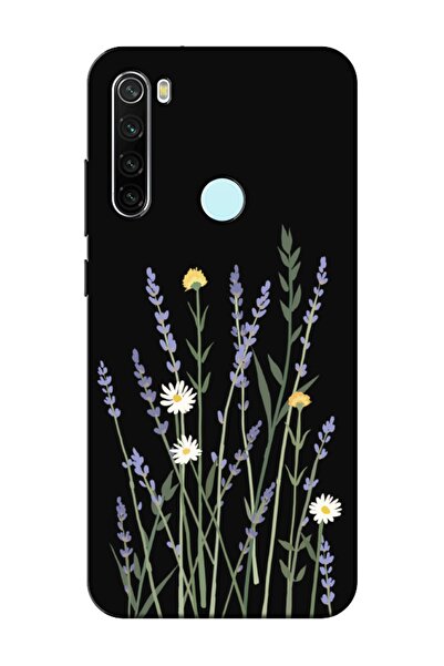 frondcase حافظة هاتف ريدمي نوت 8 لافندر باللون الأسود