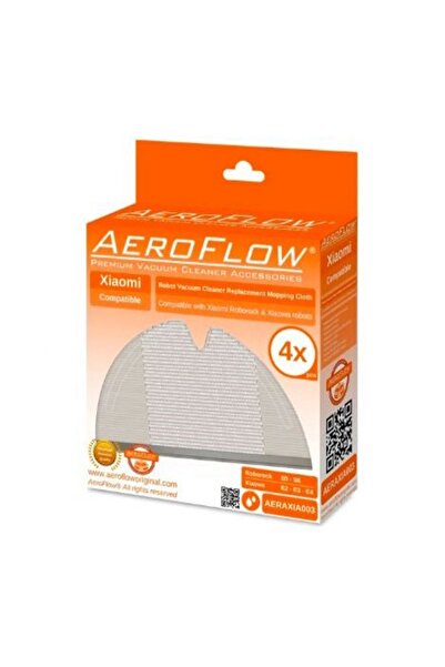 srfn ticaret Roborock S5 Max - 4 bucăți de cârpă compatibilă cu mop din fibre