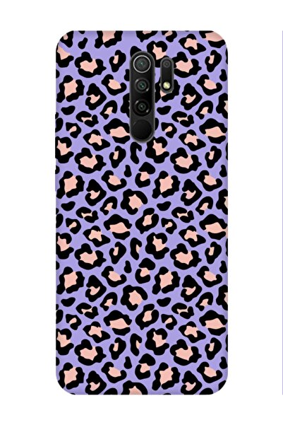 frondcase حافظة هاتف Redmi 9 بنمط الفهد أرجواني