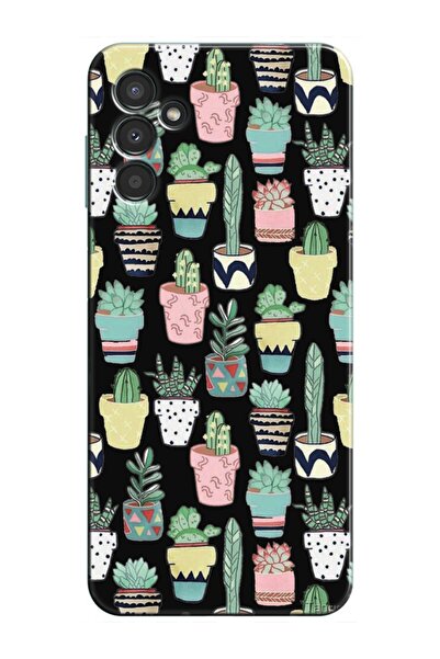 frondcase حافظة لهاتف سامسونج A34 صبار أسود