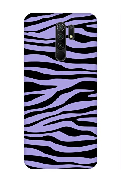 frondcase حافظة هاتف Redmi 9 بنمط الحمار الوحشي أرجواني