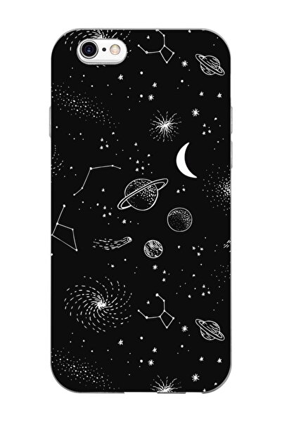 frondcase iPhone 6S Plus Planets Black Phone Case