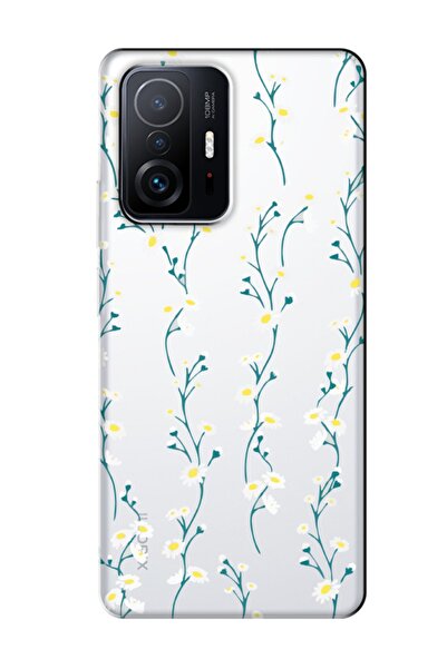 frondcase حافظة هاتف شفافة لهاتف Xiaomi Mi 11T Pro Daisy Ivy