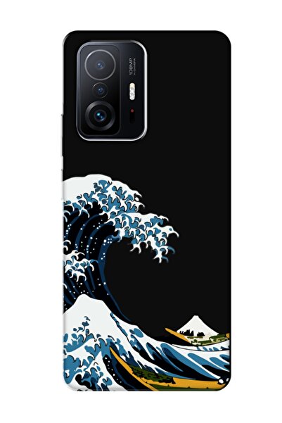 frondcase حافظة لهاتف Xiaomi Mi 11T Pro كاناجاوا باللون الأسود