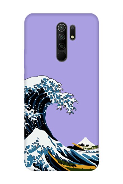 frondcase حافظة هاتف ريدمي 9 كاناجاوا ليلك