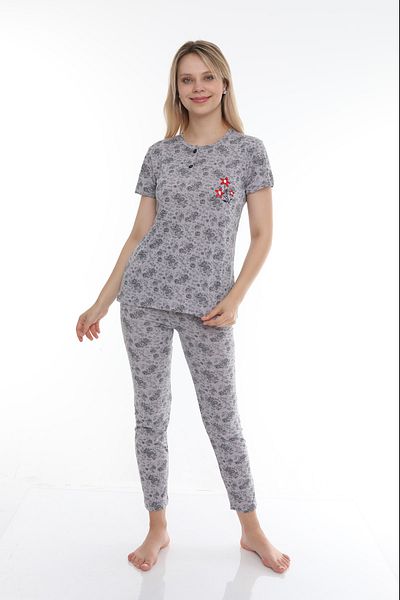 FAMES PİJAMA floral pajama set
