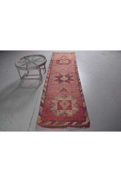 Kayra Export Antik Halı, Pempe Mutfak Halı, Koridor Halı, Türk Halı, 81x292 c...