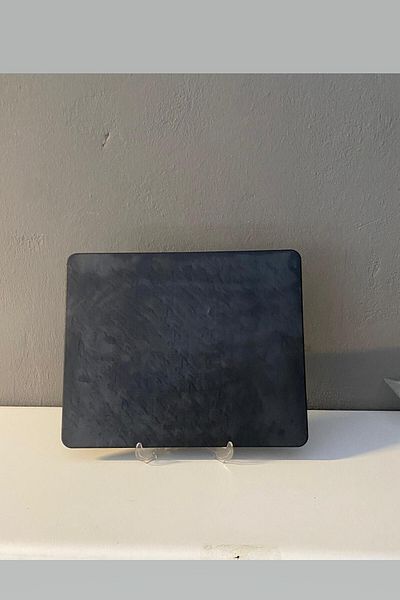 İkram Dünyası Thermo Black Matte Presentation Plate 26.5x32.5 cm