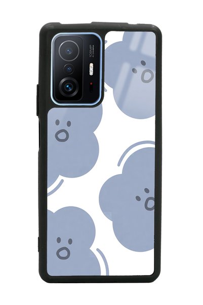 Spoyi حافظة هاتف لامعة بتصميم وجه سحابي لهاتف Xiaomi Mi 11T Pro