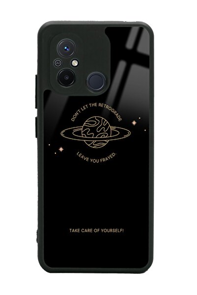 Spoyi Xiaomi Redmi 12C Retrograde Tasarımlı Glossy Telefon Kılıfı