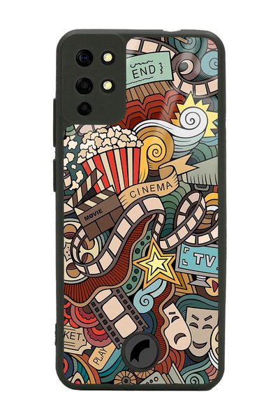 Spoyi Reeder S19 Max Glossy Phone Case with Retro Cinema Design