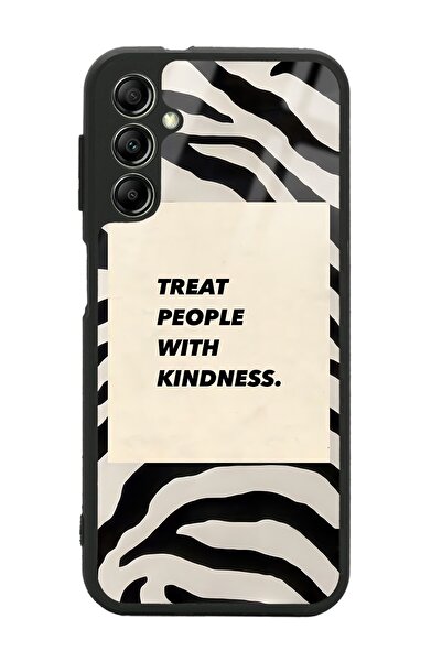 Spoyi Samsung A34 Zebra Motto Tasarımlı Glossy Telefon Kılıfı