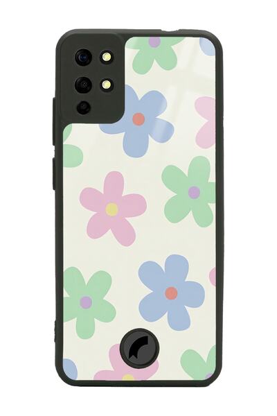 Spoyi Reeder S19 Max Nude Çiçek Tasarımlı Glossy Telefon Kılıfı
