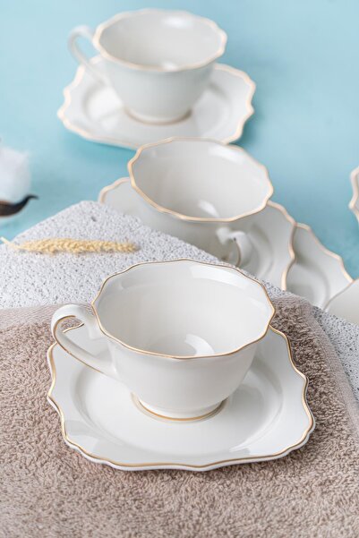 ACAR Omega 6 Kişilik Kahve Fincanı Takımı - 90 ml