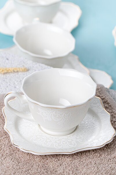 ACAR Jasper 6 Kişilik Kahve Fincanı Takımı - 90 ml