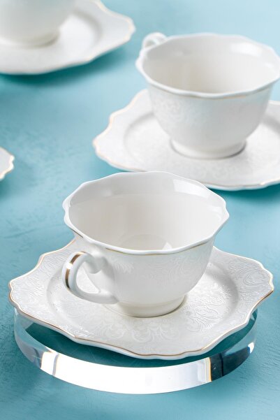 ACAR Jasper 6 Kişilik Kahve Fincanı Takımı - 90 ml