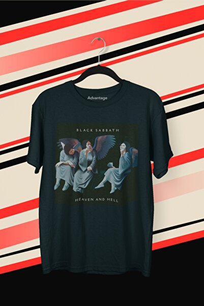 HobyUsa Tricou Black Sabbath, Heaven And Hell, Rock, Metal