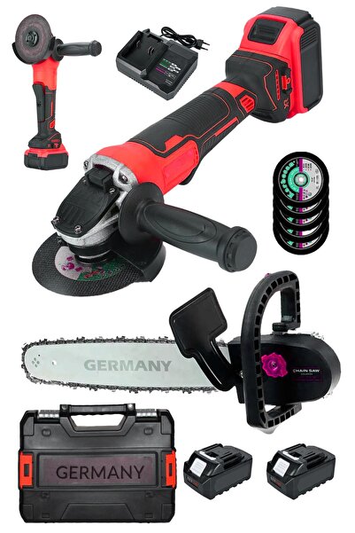 Germany Steel Profesyonel 128Vf Büyük Boy Şarjlı Taşlama Makinesi 36v Ve Test...