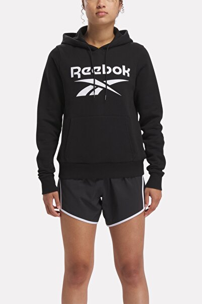 Reebok RI BL FLEECE HOODIE Siyah Kadın Eşofman Üstü