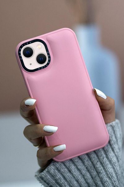 mooodcase حافظة وسادة من السيليكون الناعم المتوافقة مع هاتف آيفون 14