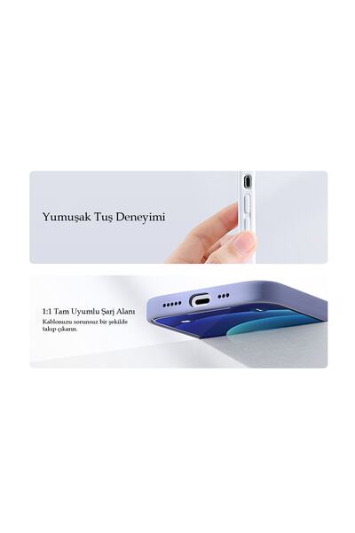 mooodcase Iphone 13 Uyumlu Stitch Desenli Kamera Lens Korumalı Darbe Emici Silikonlu Lansman Kılıf