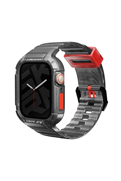 Skinarma Watch 44mm Kordon Saido Sert Pc Kasa Koruyuculu Silikon Strap Kayış ...