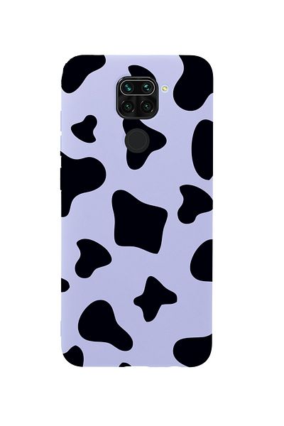mooodcase حافظة هاتف Xiaomi Redmi Note 9 من السيليكون الفاخر باللون الأرجواني