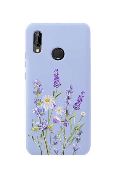 mooodcase حافظة هاتف هواوي P20 لايت لافندر بريميوم من السيليكون ليلك
