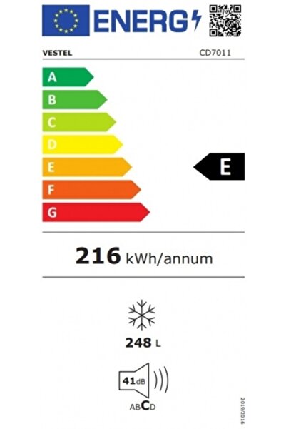 Vestel Cd7011 Dikey Derin Dondurucu