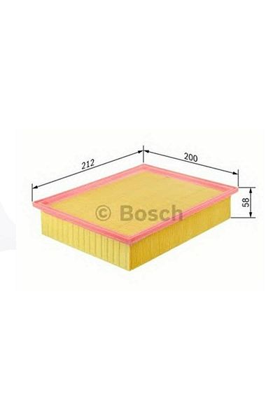 Bosch Opel Corsa D 1.4 Air Filter 2007-2014 Bosch