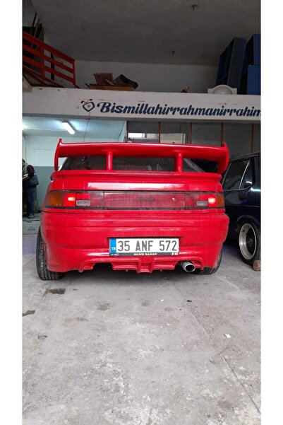 Mazda 323 FS Mazda 323 Hb Uyumlu Arka Tampon Boyasız Siyah