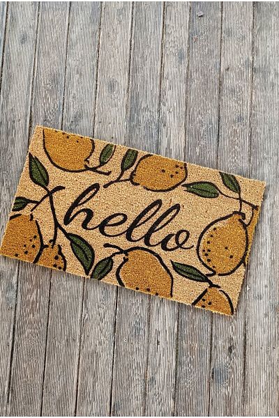 LAMONETA Hello Lemons Mat