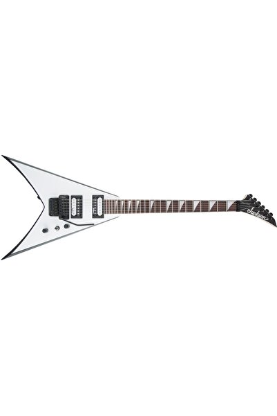 Jackson JS32 King V Floyd Rose Amaranth Klavye White with Black Bevels Elektr...