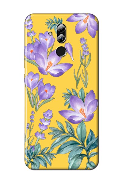 frondcase حافظة لهاتف هواوي ميت 20 لايت زهرة الشتاء باللون الأصفر