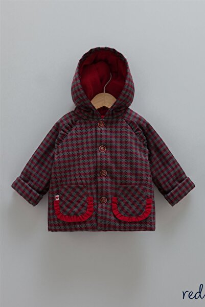 Caramell معطف بناتي لطيف مصنوع من القطن بنسبة 100%