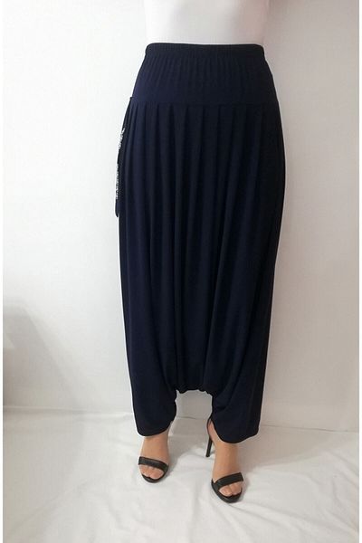 dressmix Women's Navy Blue Nigde Model Sendi Shalwar