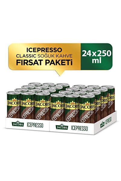 Jacobs ICEPRESSO CLASSIC SOĞUK KAHVE 250 ML x 24