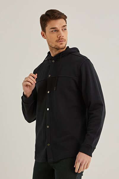 PAULMARK Kapucnis Snap Fastener ingkabát