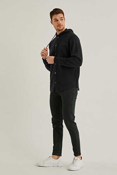 PAULMARK Kapucnis Snap Fastener ingkabát