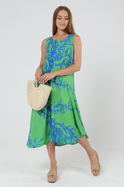 LİKAPA Rochie de vară cu bretele din viscoză - 2691