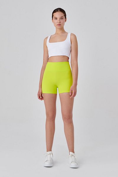 UP&FIT Push Up High Waist Recovery Shorts Leggings Neon Green