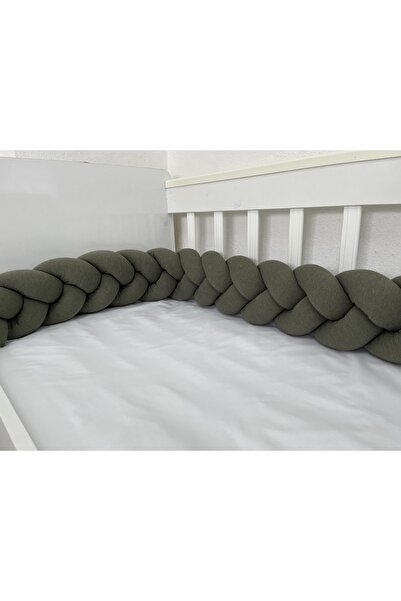 meleginisiklitoplari حماية محبوكة 240 سم 3 قطع محبوكة / سلة سرير 50x90 - واقي...