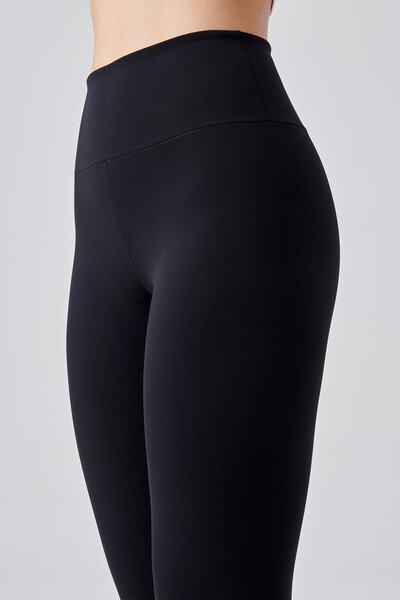 UP&FIT Push Up High Waist Control Capri κολάν μαύρο