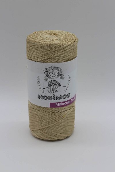 Hobimos Πολυεστέρας Macrame No:4 Τσάντα, Καλάθι, Σφουγγαρίστρα, Σχοινί Supla